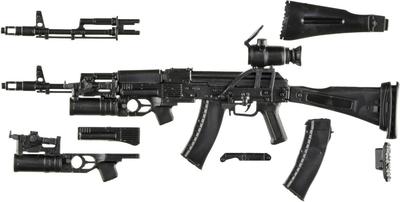 TOMYTEC Little Armory Масштаб LA117 АК74М ГП-25 Тип Неокрашенный Набор для сборки на литниках 337072 1/12 &