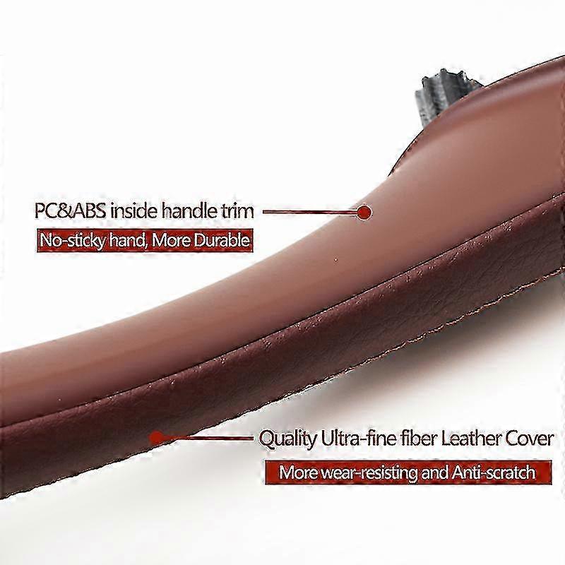 Left Right Interior Passenger Door Leather Handle Assembly For Bmw 5 Series F10 F11 F18 520i 523i 525i 528i 535i