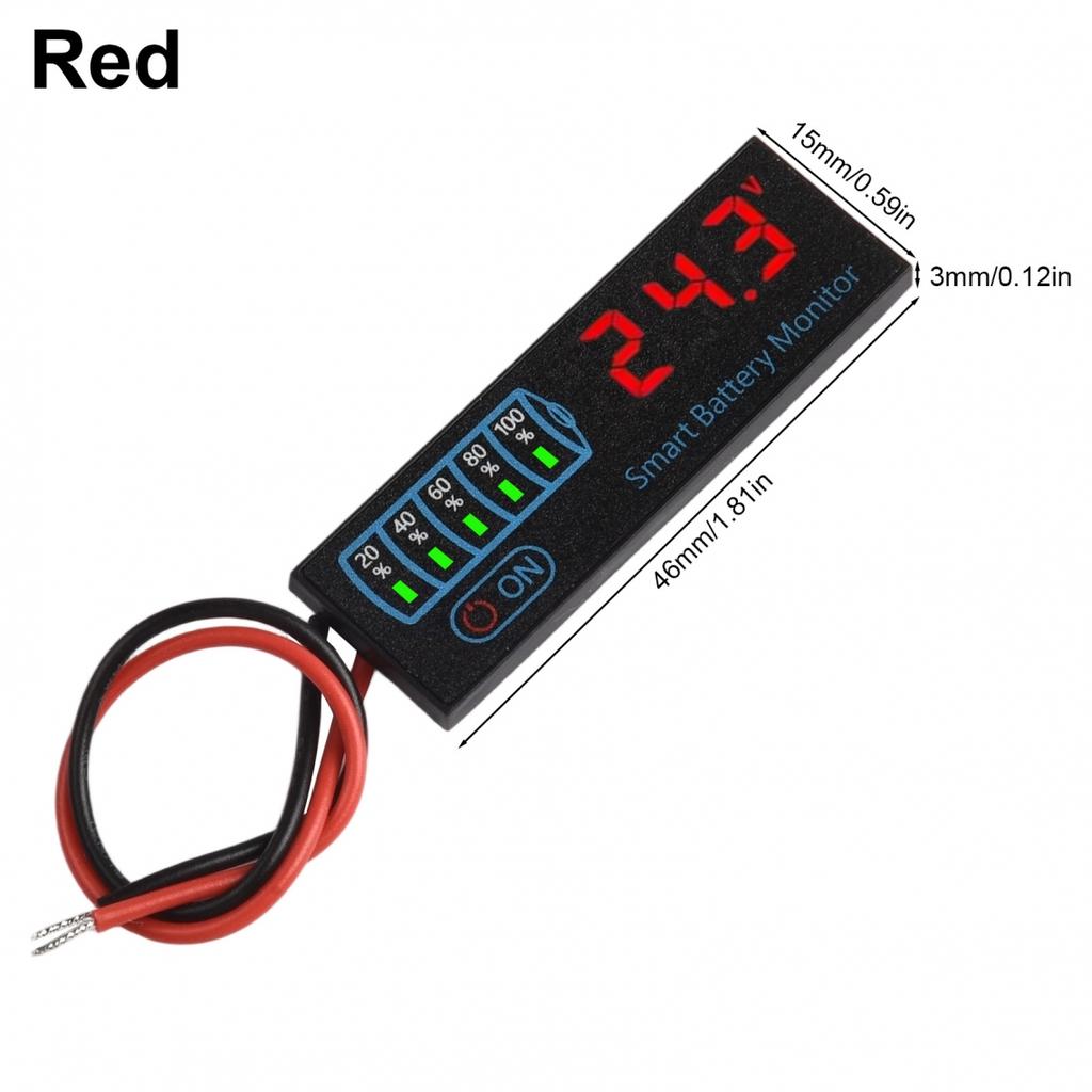 LED Display Voltage Tester Compatible with LiMn2O4 and Pb