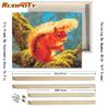 With DIY Frame Animals DIY Painting By Numbers Hand Painted Oil Painting Acrylic Picture Kits Paint By Numbers For Wall Artwork