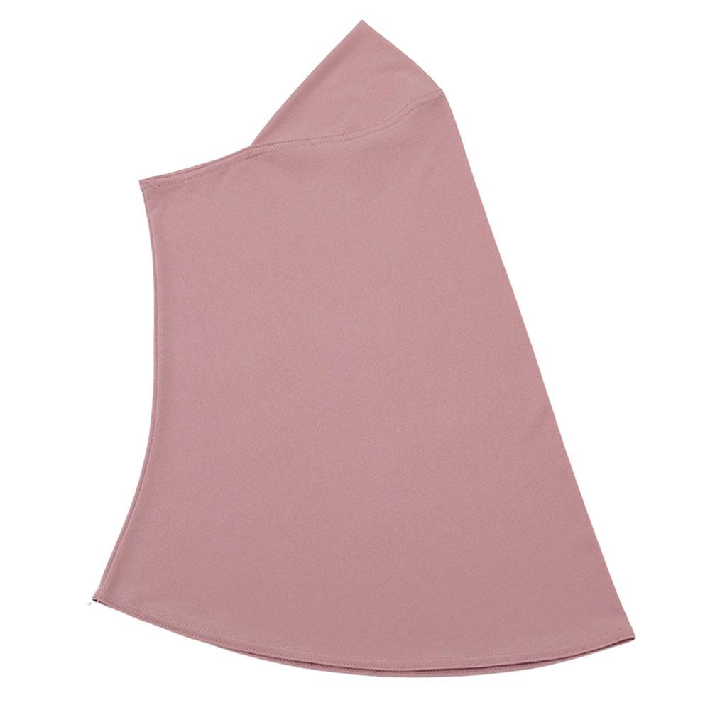 Stretch Fabric Hijab Cap Pull-On Slip-On Headscarf New Neck Cover Outdoor