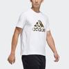 Adidas T Shirts Unisex White Crew Neck Moderate Straight Fit