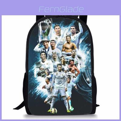 Спортивный рюкзак Cristiano Ronaldo для баскетбола из водонепроницаемого полиэстера для учеников средней школы