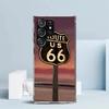 America Route 66 Soft Cover for Samsung Galaxy S25 Edge S26 S24 S23 Ultra Phone Case S22 S21 Plus S20 FE Print Pattern Shell Gal
