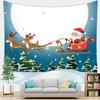 Санта-Клаус фон дома висит ткань Рождественский гобелен настенный