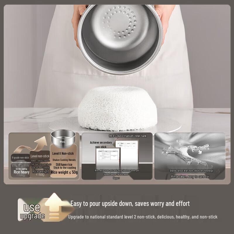 Midea IH Smart Multi-function Rice Cooker with Titanium Liner CN plug (adapter included)
