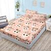 Flower Skull Mattress Three-Piece Set, Bed Cover, Pillowcase, Mattress Protective Cover, Bed Sheet All Inclusive