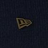 [New Era] knit hat cuff metal badge navy/navy FREE BACIC CUFF KNIT METAL FLAG NVY