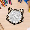 1 Набор Jigsaw Puzzle в форме кошки Милая деревянная головоломка-кошка Головоломка для взрослых и детей Игровая головоломка Обучающая
