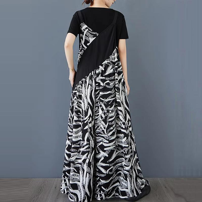 Xitao Необычные комбинезоны с лоскутным принтом ZMY1366