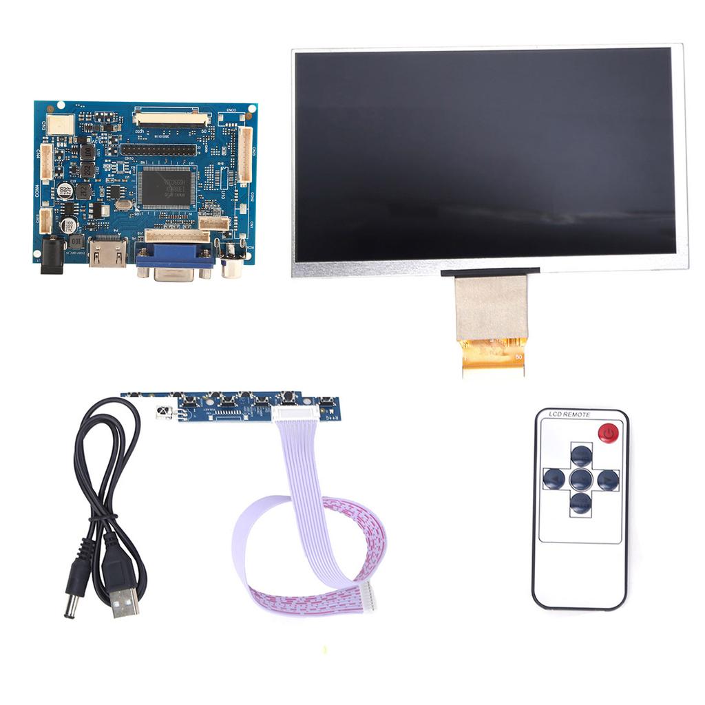 7-дюймовый ЖК-дисплей TFT 1024*600 HDMI VGA монитор экран комплект для Raspberry Pi 32