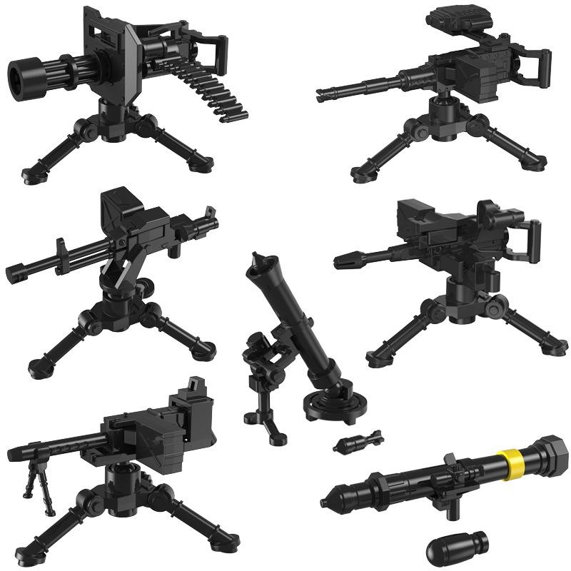 World War Ii Building Block Doll Military Toy Accessories Parachute Weapon Piece Equipment