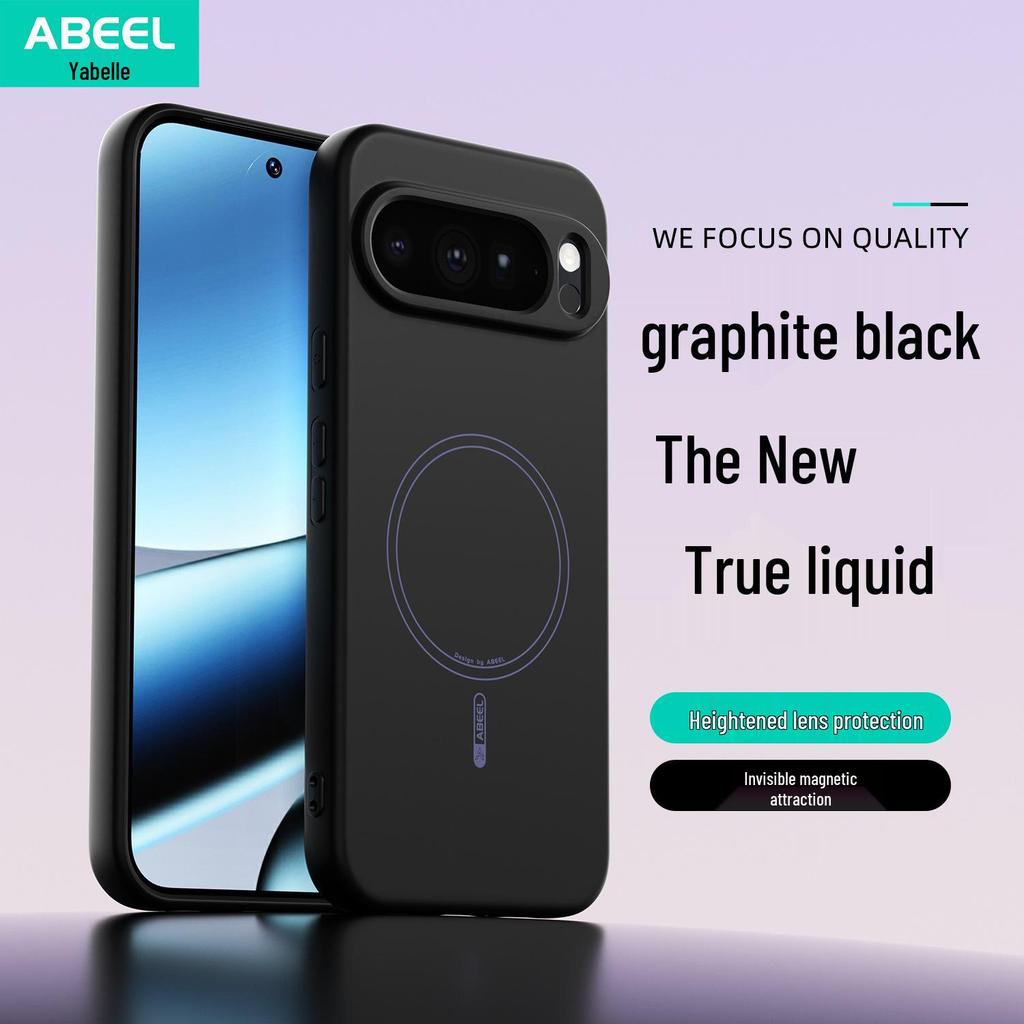 Совместим с Google Pixel 10 Pro XL, Магнитный силиконовый чехол, Защита от падения для мужчин и женщин, подходит для Pixel 9A.