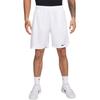 Nike Корт Victory Solid Logo эластичный пояс теннисные шорты мужские шорты белые FD5384-100