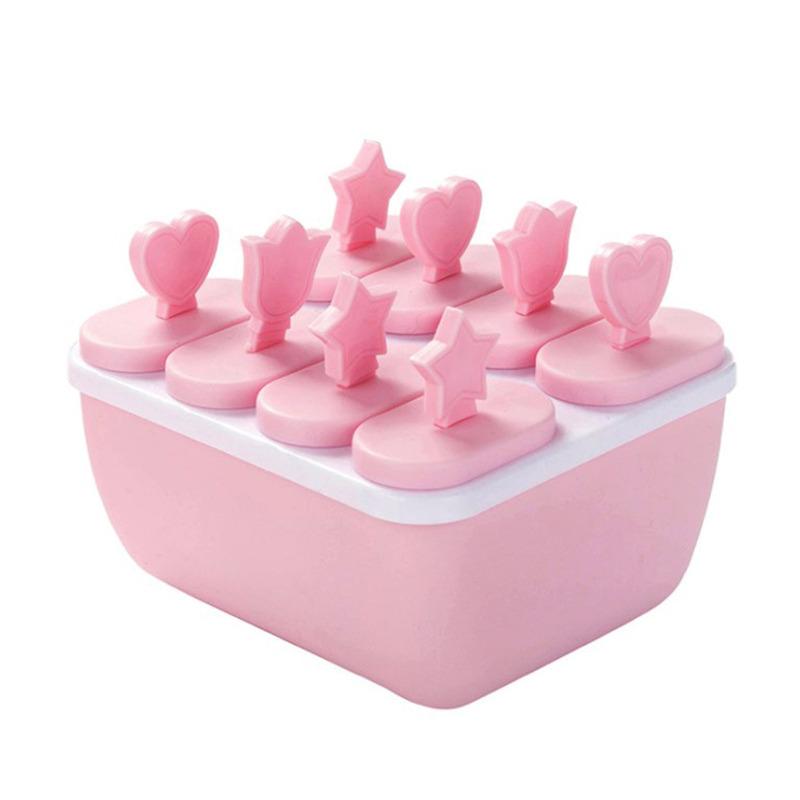 Кухонные формы для льда, многоразовые приспособления для изготовления мороженого на палочке, инструменты для мороженого своими руками, кухонные формы для леденцов на 6/8 ячеек, подносы, барные инструменты