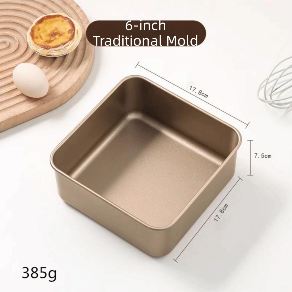Non-Stick Square Baking Pan Multisize Bakeware Tools Easy Cleaning Cake Mold Tray Cake Baking