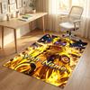 Personalized Crystal Velvet Carpet,Naruto Custom Printed Name, Plush Area Rug For Home Indoor Decor
