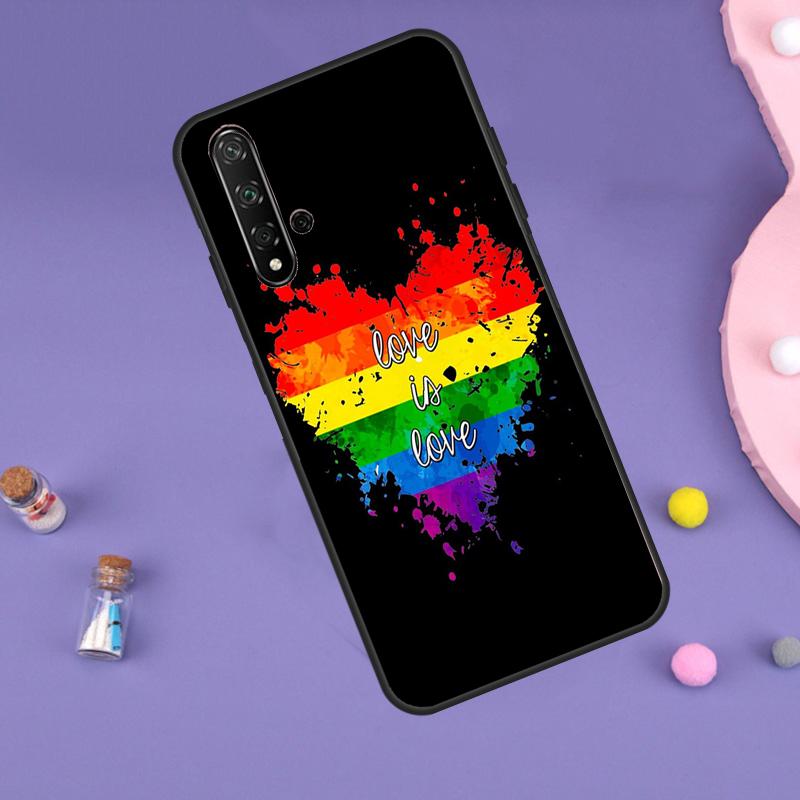Чехол Gay Lesbian LGBT Rainbow Pride для Huawei Nova 10 9 SE 11 Pro 11i 8i 7i 3i Y60 Y61 Y70 Y90 Y91 P20 P40 P30 Lite