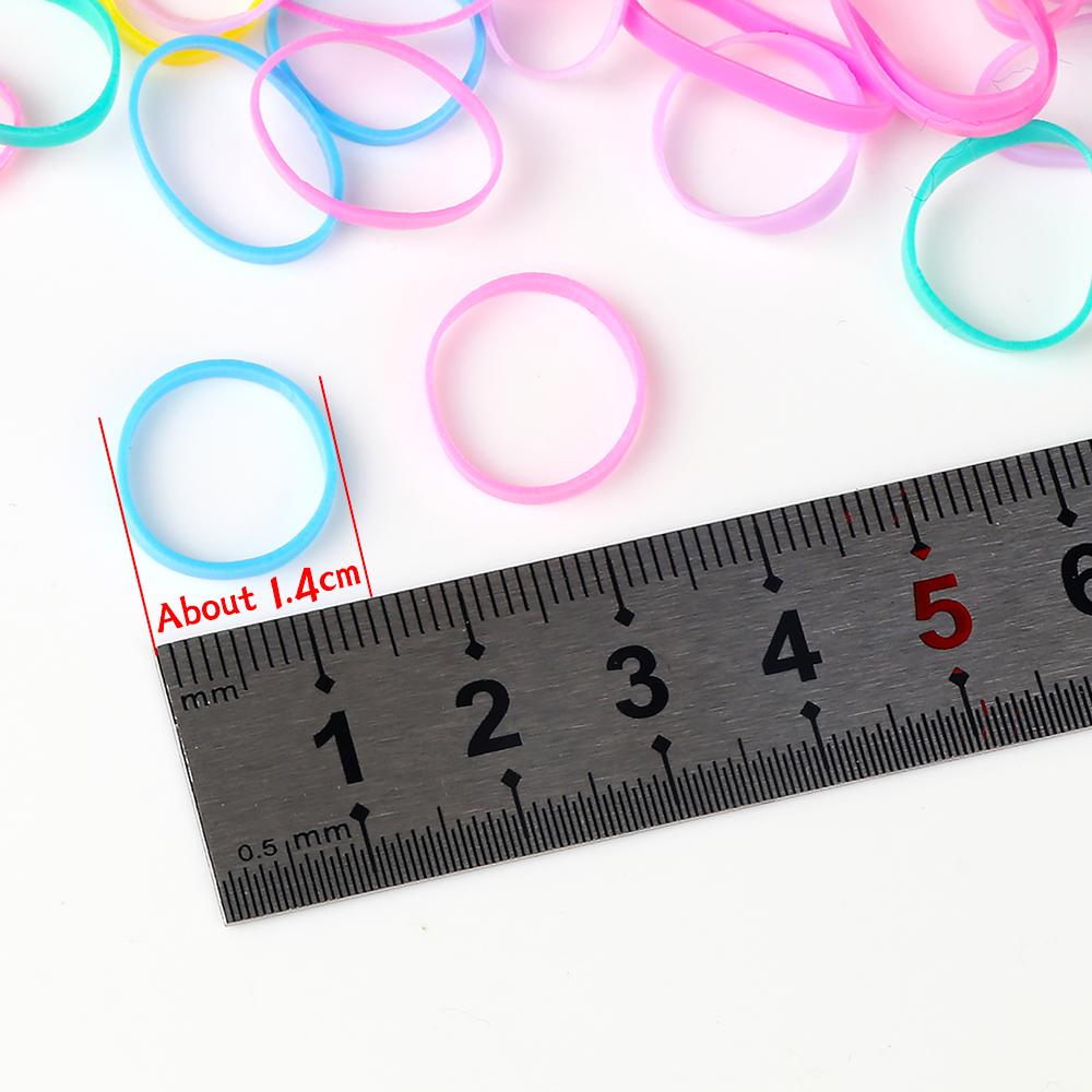 1000/2000 ШТ. Детская эластичная резинка Маленький скранчи Резинки для волос для детей Детская повязка на голову Держатель для хвостика Аксессуары для волос Подарок