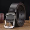 Men's Genuine Leather Vintage Pin Buckle Belt - Fashion Casual Waist Belt for Jeans