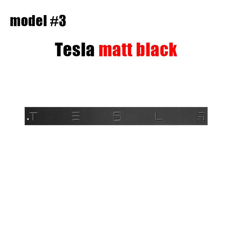 BFNWZ1 1Pcs Auto Decorate Styling Trunk Label For Tesla Model 3 X Mode Y Logo Rear Tail Label Car Accessories Personalized Car Sticker