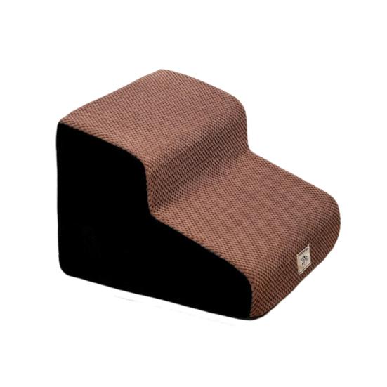 Лестница для маленьких собак, изогнутые ступеньки для собак, комнатная рампа для щенков и пожилых питомцев, моющаяся