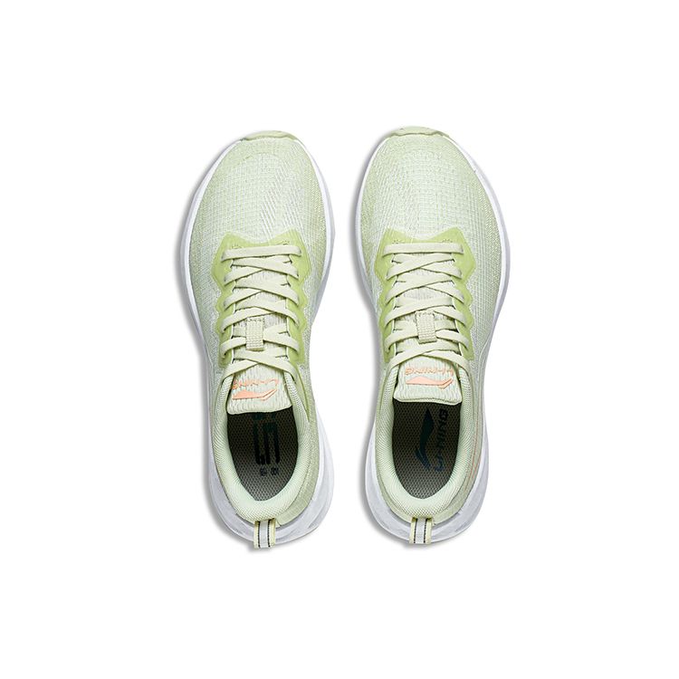 Кроссовки женские Li Ning Wu Shi Lite Versatile Durable Breathable Low Top Running Shoes Light-Fruit-Green ARST004-6