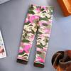 Children Autumn Spring Kids Pants Baby Girls Leggings Camouflage Print Floral Thin Fleece Boys Pants Trousers