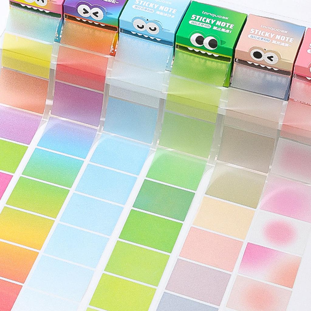 Прозрачные выдвижные блокноты для заметок самоклеящиеся 105 листов 108 листов для школы, офиса, дома, общежития