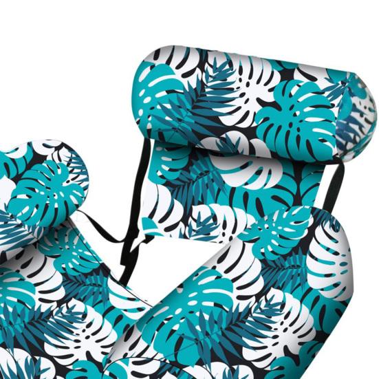 Надувной бассейн с растительным узором, шезлонг для взрослых, плавающий водный гамак, надувные лапши для бассейна, вечеринка по плаванию, летняя вода, пляж, озеро, развлечения