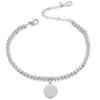 New Ball Bracelet Titanium Steel Valentine's Day Gift Round Bead Bracelet