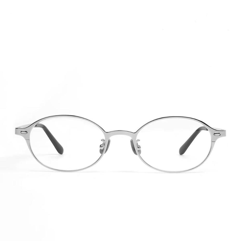 Spicy Girl Anti-blue Eyeglasses Transparent Blocking Glasses Party Metal Oval Glasses Summer