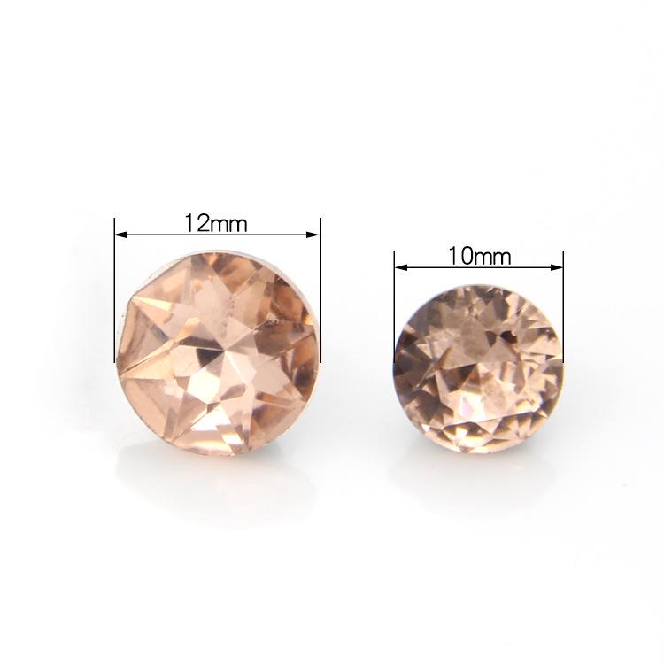 Sanai Crystal & Colored Diamond Buttons for Ladies' Clothing & Men's Shirts