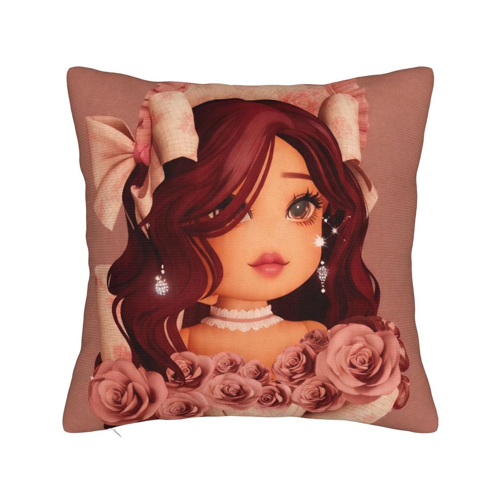 Girls Game Royale High Pillow Case Cute Funny Pillow Cover Comfy Pillowcases For Sofa Couch Bed Living Room