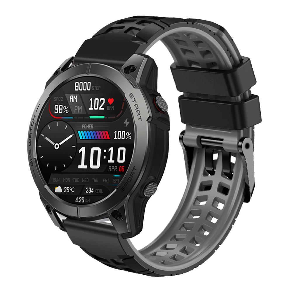 Новый 22мм силиконовый ремешок для Zeblaze Stratos 3 2 Lite Beyond GTR 2 Btalk Swim Sport ремешок для часов для Zeblaze Vibe 7 Pro браслет