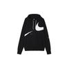 Nike Large Logo Print Loose Hooded Jacket Men Jackets Black DD6088-010