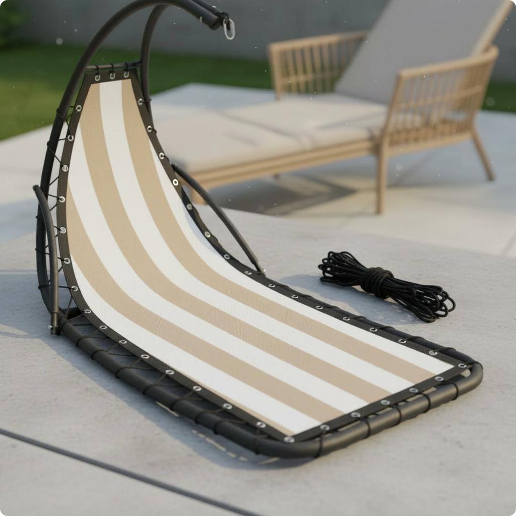 Hanging Lounge Chair Cover Matching Rope Woven Hanging Chair Cover Patio Accessory Oversized Home Seating Soft