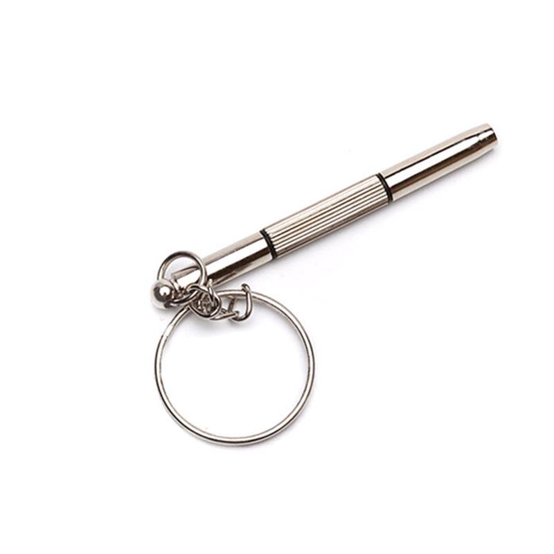 Fashion Multifunction Screwdriver Key Chain Bag Accessory Car Key Ring Men Women Small Jewelry Gift