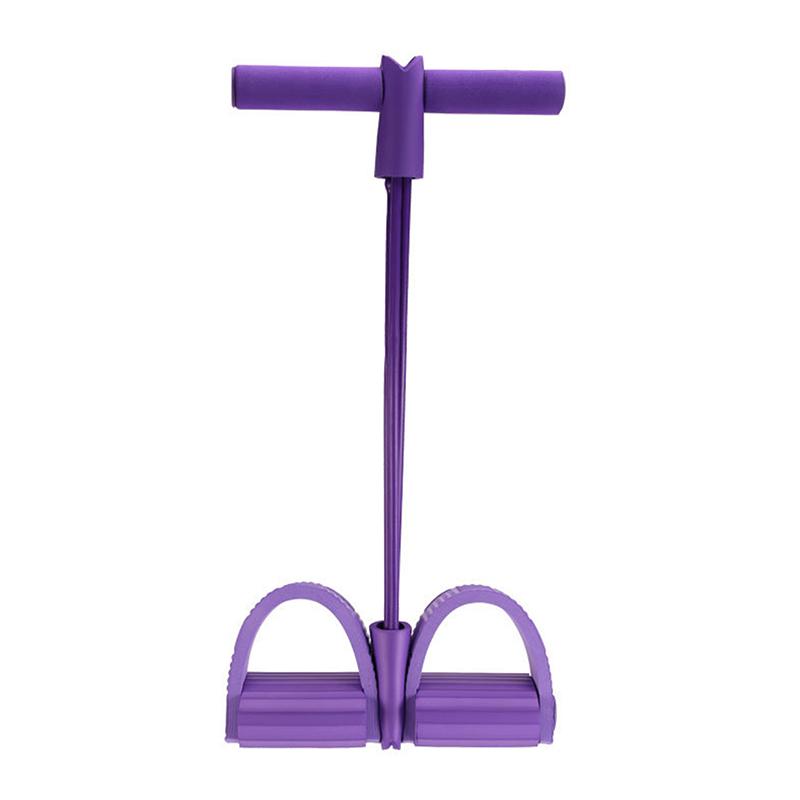 4-трубчатые фитнес-резинки с сопротивлением, латексный педальный тренажер, подъем корпуса, канатный эспандер