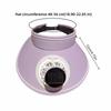 Adjustable Sun Visor Hat Solar Powered Fan Beach Sunshade Hat Portable Outdoor Visor Hat  For Women