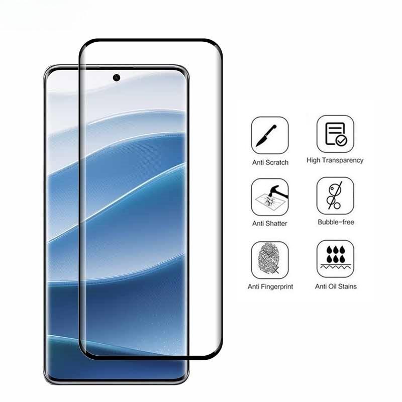 2 шт. полноэкранное изогнутое стекло для Redmi Note 14 Pro+ Plus Защитная пленка для экрана Redmi Note 13 14 Note 14 Pro 4G 5G POCO X7 14C 13C Закаленное стекло