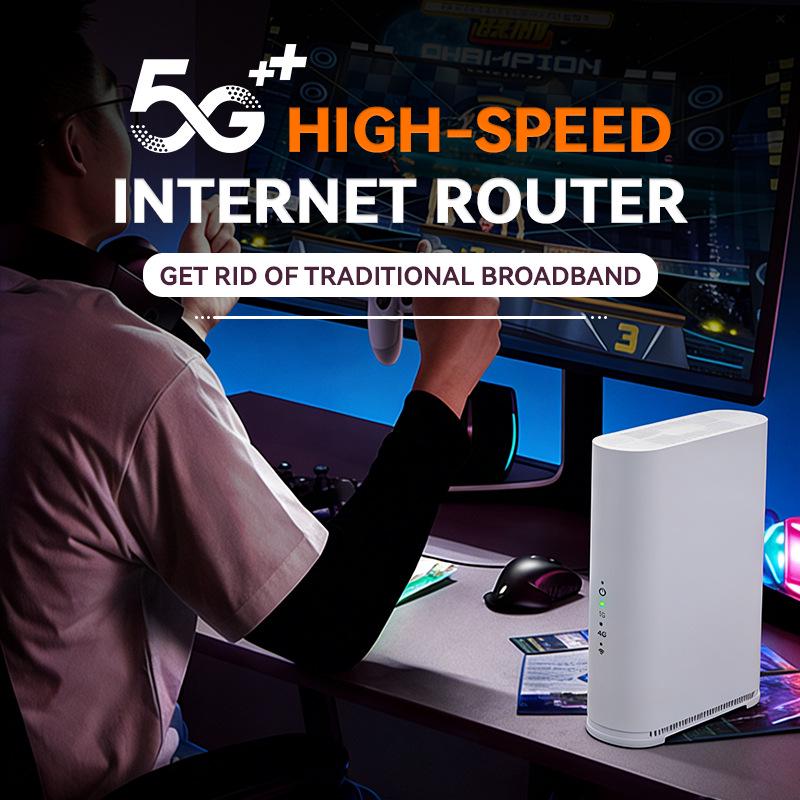 5G Wireless Dual-Band WIFI6 Router with Gigabit Ethernet & Voice, NR200