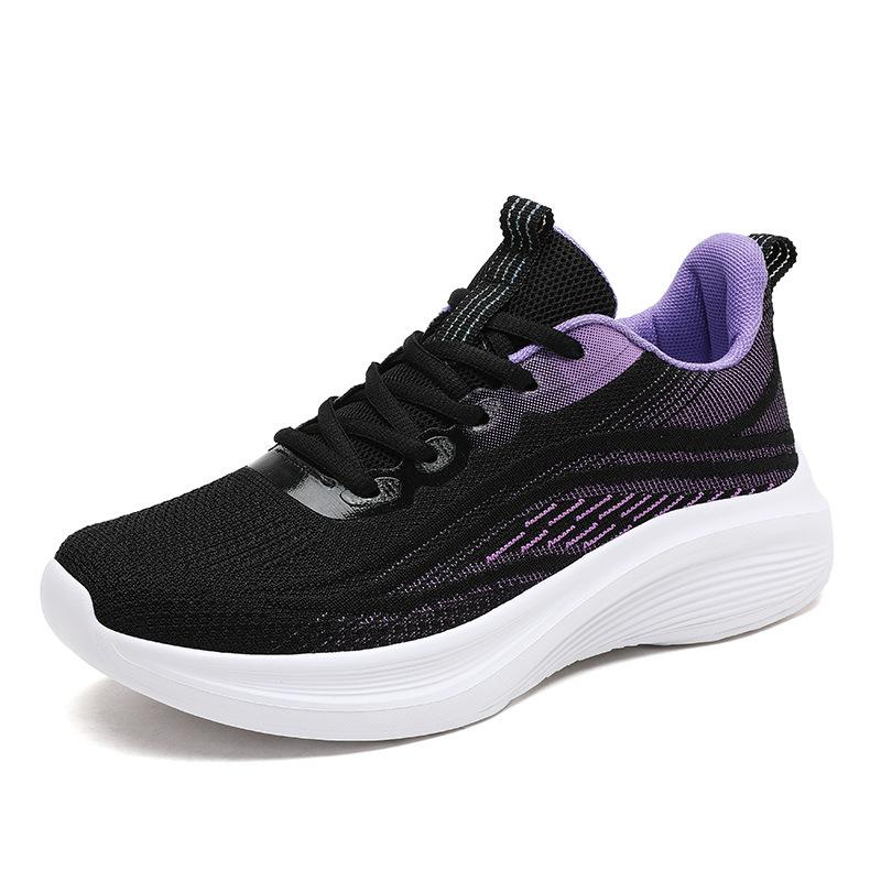 Summer new men's running shoes breathable soft sole lightweight shock-absorbing sports shoes couple shoes spot others none