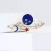 Versatile Alloy Enamel Universe Galaxy Brooch Temperament Fashion Men'S And Women'S Clothing Corsage Ornament Pin