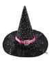 Kids Girls Witch Costume For Halloween Fancy Dress Up Dress With Pointed Hat Wand Candy Bag Set