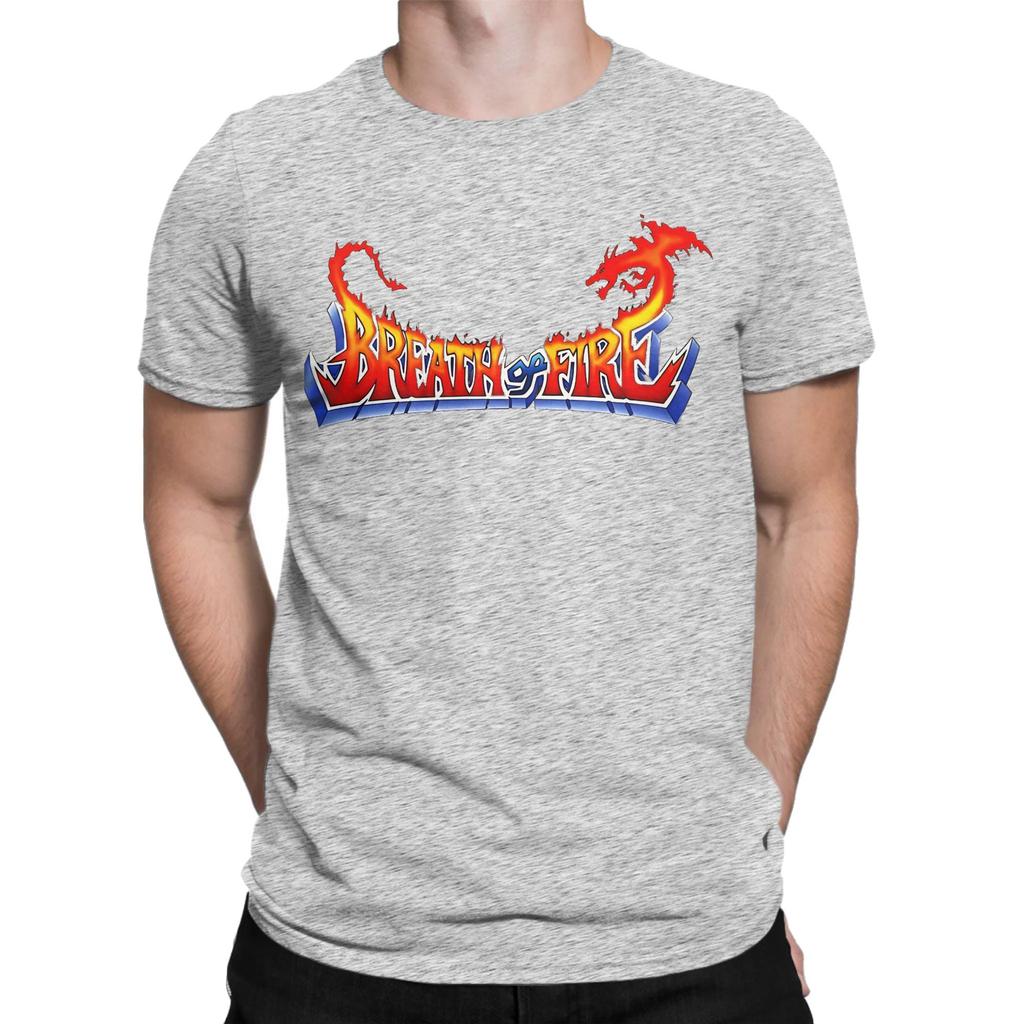 Logo Classic Graphic Funny 100 Cotton Tshirt Breath Of Fire Tees Tops For Unisex