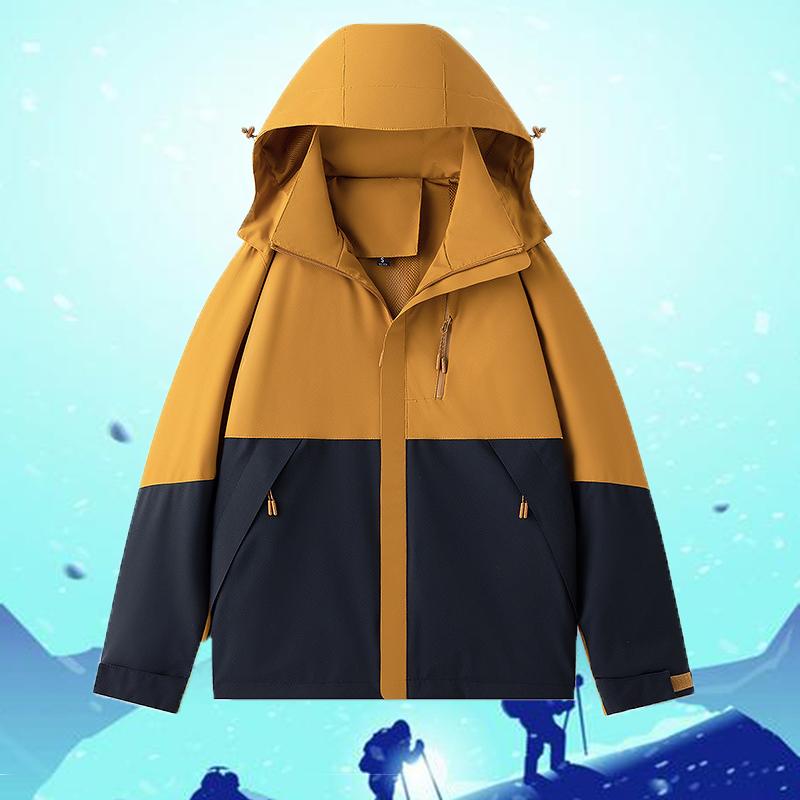 Мужская водонепроницаемая штурмовая куртка туристическое снаряжение мужская три в одном американская быстросохнущая куртка