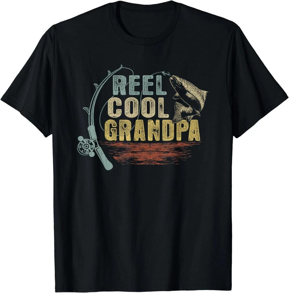 Funny Fishing tee Vintage Reel Cool Grandpa Gift Unisex T-Shirt