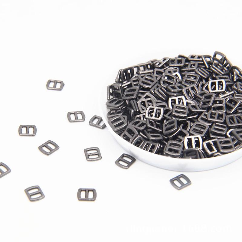 10pcs Craft Supplies Square Mini Buckles Metal Adjustable For Tiny Belt Bag Clothes Accessories