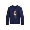 Polo Ralph Lauren Мужская флисовая толстовка с воротником-поло Медведь Поло Mnpokni16825170400